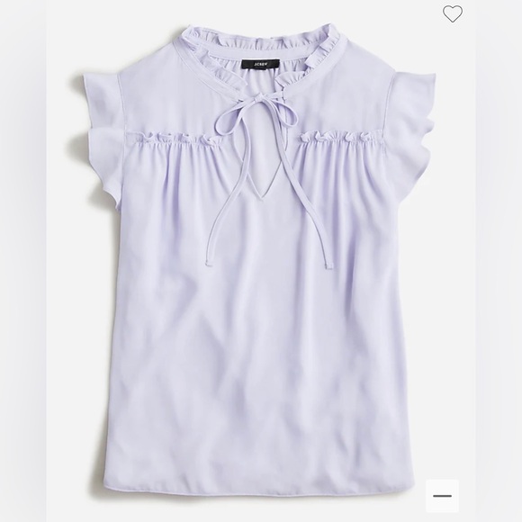 J. Crew Tops - NWOT! J. Crew Ruffle tie-neck top